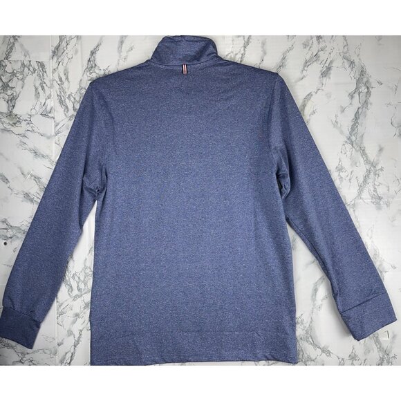 Heritage Report Collection Mens Size Small Blue Half-Zip Pullover Top - Picture 3 of 12